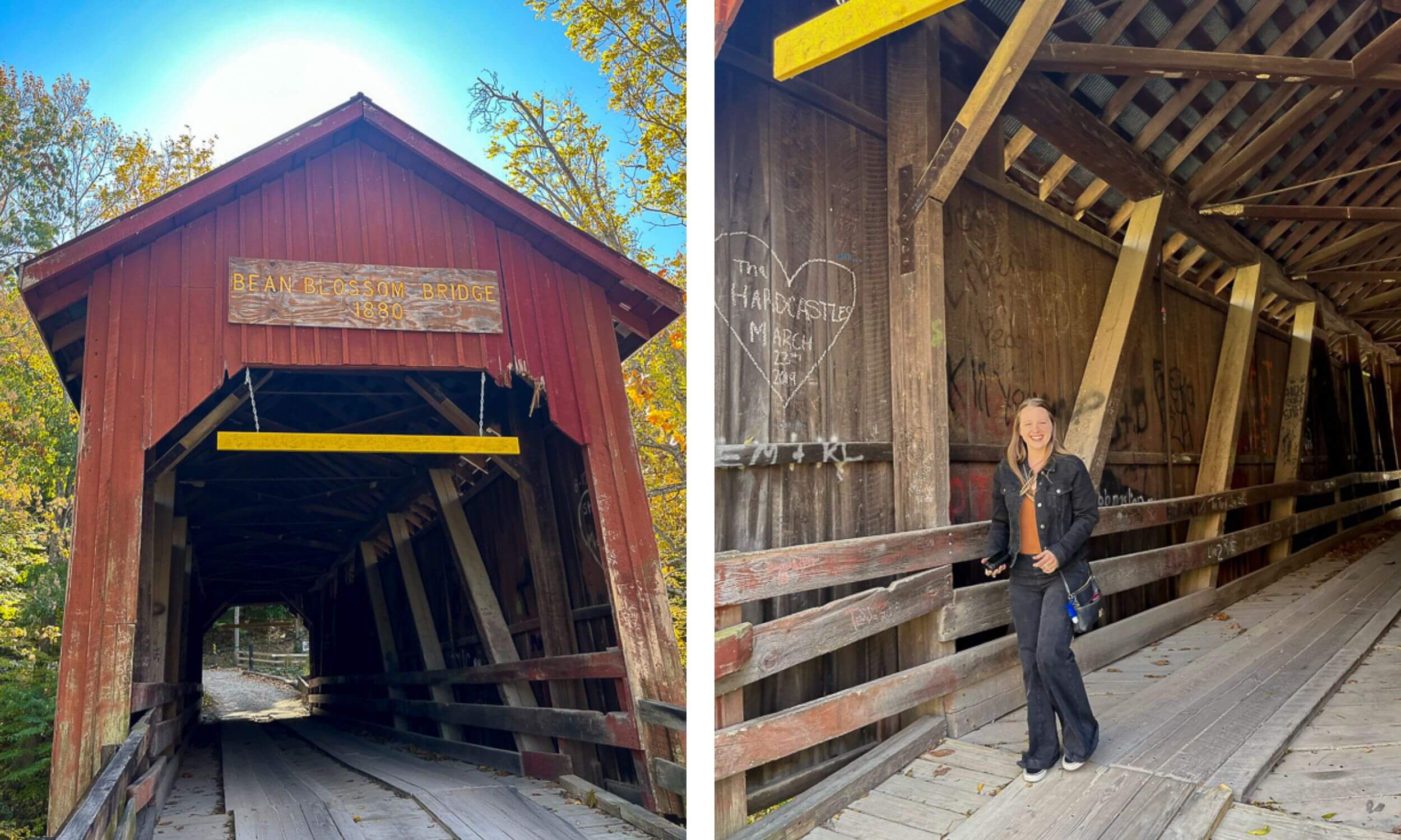 bean blossom covered bridge nashville indiana