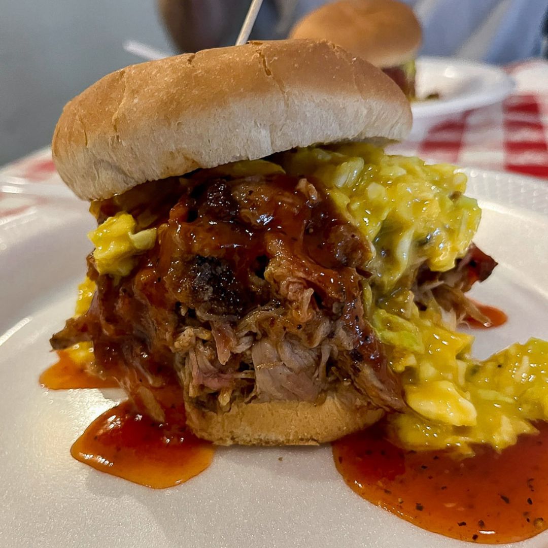 Pulled Pork Sandwich in Memphis Tennessee