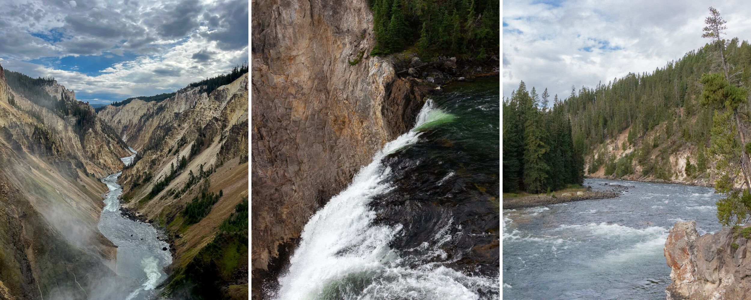 Brink of the Lower Falls Yellowstone