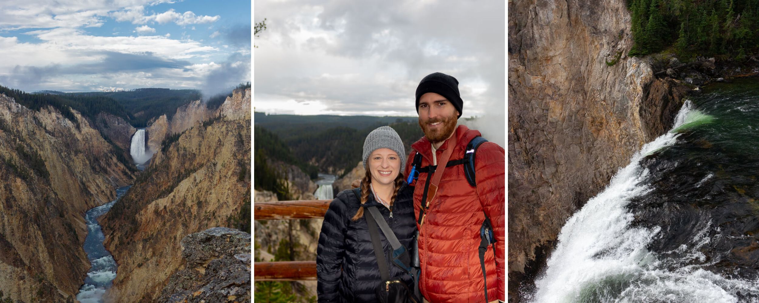 Yellowstone Artist Point and Brink of the Lower Falls