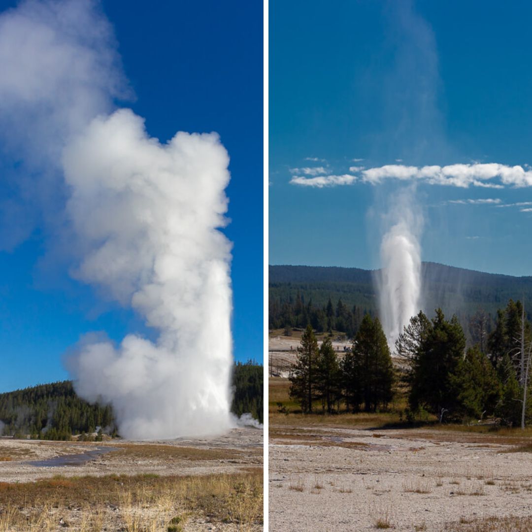 Old Faithful at Yellowstone