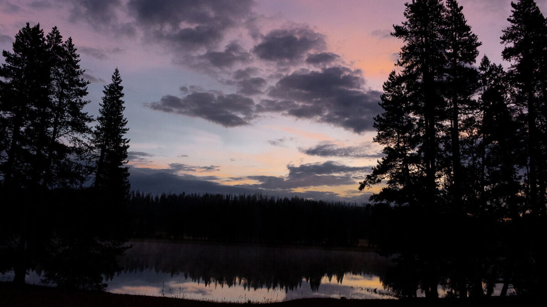 Sunrise in Yellowstone