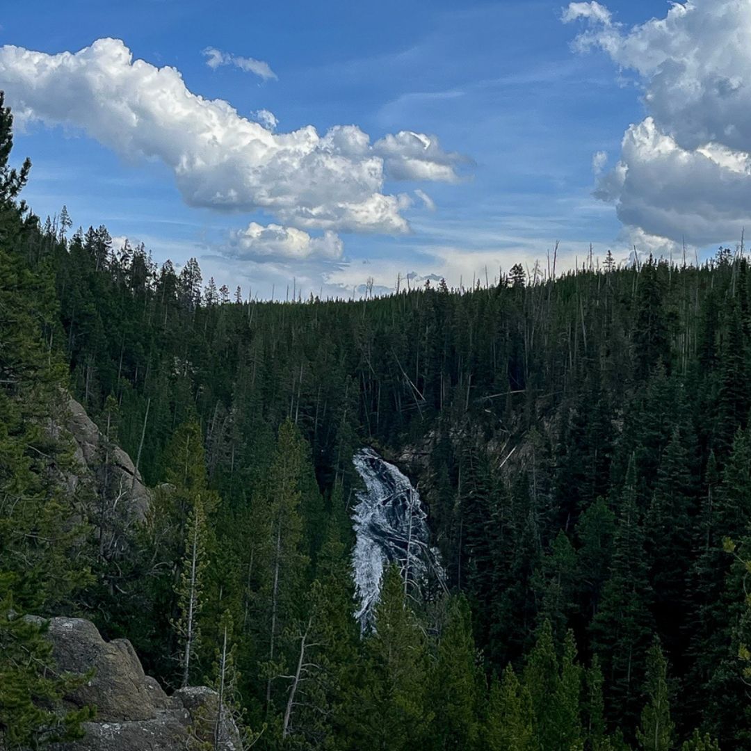 Virginia Cascade Drive in Yellowstone